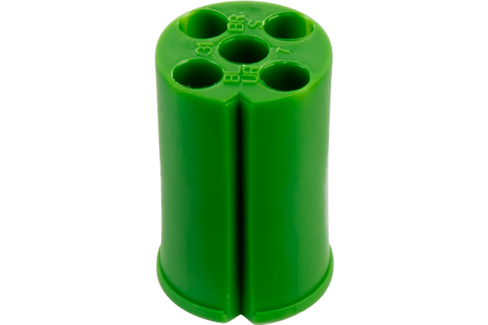 ASPÖCK 5-PIN bajonet connector voor 12V achterlichten, groen