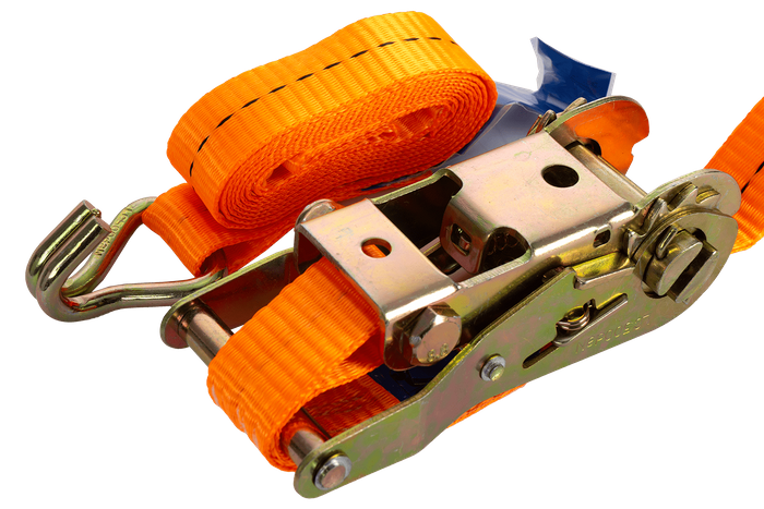 UNITRAILER 2m/25mm/1t oranje transportband met spaninrichting