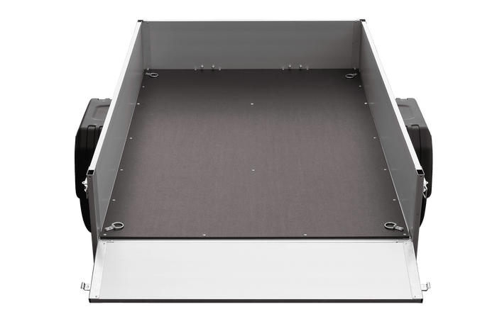 Aanhangwagen op veren met aluminium zijwanden 200x125 Unitrailer Garden 201/R KIPP ALU