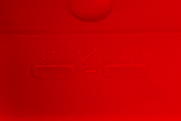 Brandblusserbox 6kg DAKEN 82020 ADAMANT 671x310x247mm rood