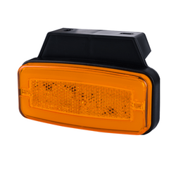HORPOL LD 2765 LED-markeringslamp, oranje, universeel, met houder