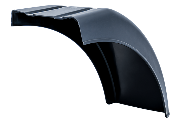 Half spatbord voor aanhanger DOMAR DR1012202 wielkast 384/200mm links