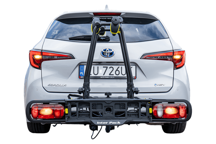 Inter Pack Quattro 13-polige fietsendrager voor op de trekhaak
