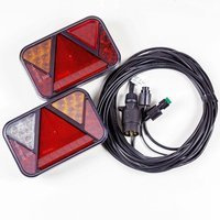 FRISTOM LED-achterlichten + MANTES 5m 7-pins kabelboom