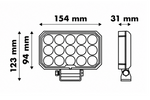 LED-werklamp reflector LAYTZ LY7303 60xLED 6000lm rechthoekig