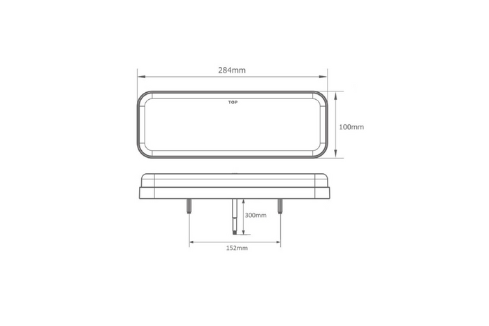 TruckLED L1872 LED NEON DYNAMIC achterlicht met 6 functies rechts