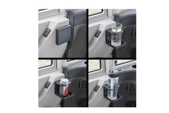 ProPlus 761474V01BK opvouwbare drankhouder voor blikjes en flessen met een diameter van 58-98 mm