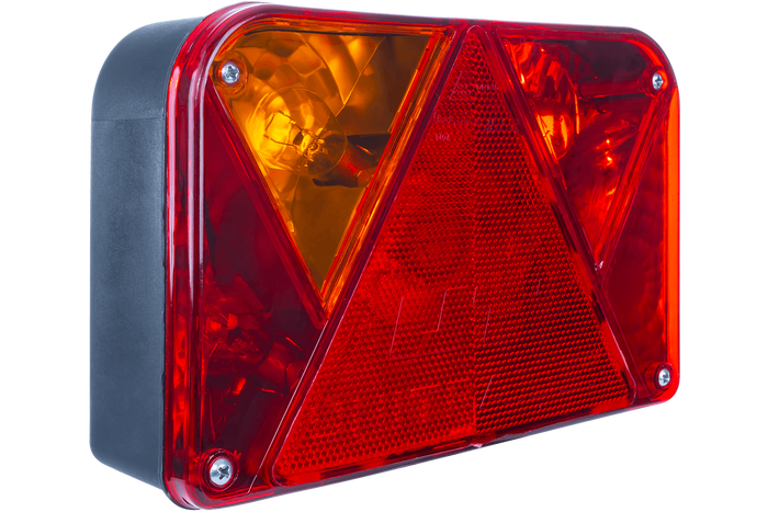 Verlichtingsset: DOBPLAST DPT35 achterlichten + ASPÖCK FLEXIPOINT I markeringslichten + MANTES 4,5m 13-pollige kabelboom