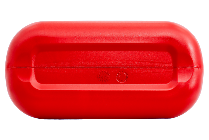 10L HERMON kunststof jerrycan met trechter, rood