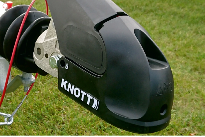 KNOTT KS30 kogelkoppeling met stabilisator  3000kg voor aanhanger met 50mm buisdissel
