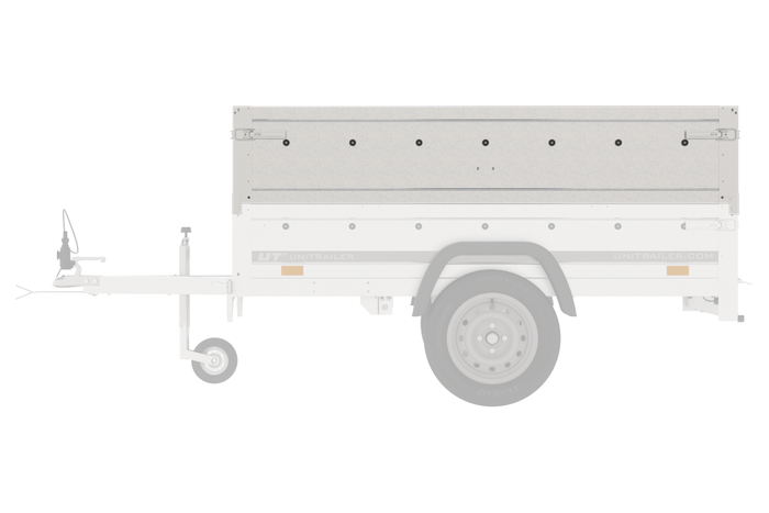 Extra zijwanden voor aanhnager Garden Trailer 201 Unitrailer