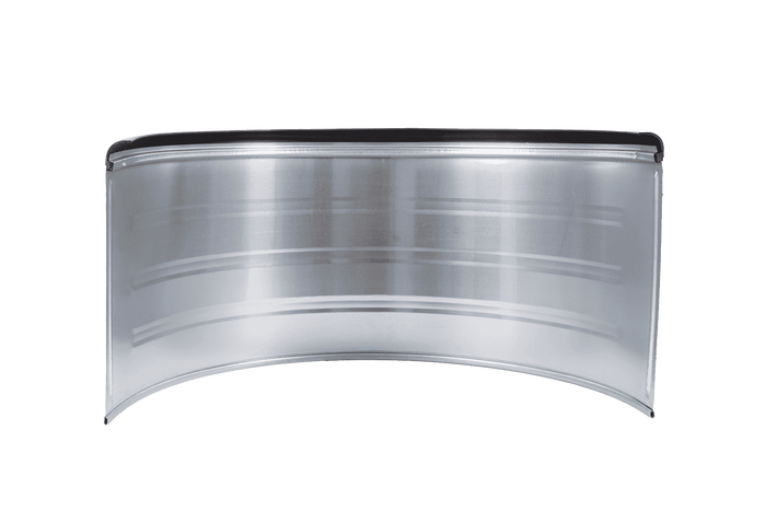 Dubbel spatbord voor aanhanger 17,5-19,5" DOMAR DK7140 wielkast 1000/500mm metaal met rubberen rand