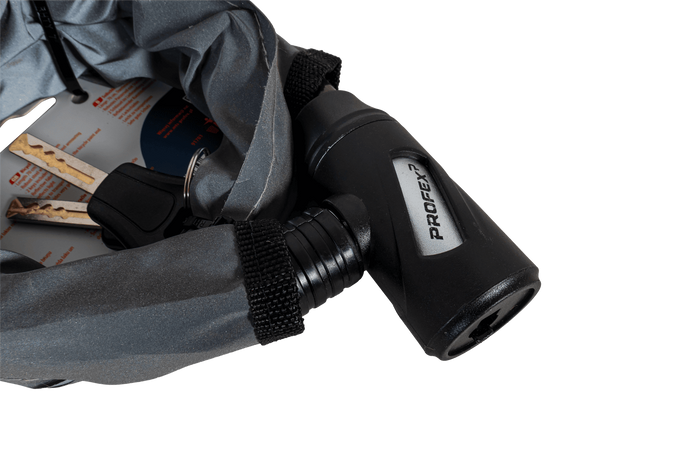 PROFEX Reflex stalen fietsslot, 70 cm lang
