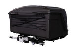 Towbox Alpha urban zwart - bagagebox voor montage op de trekhaak