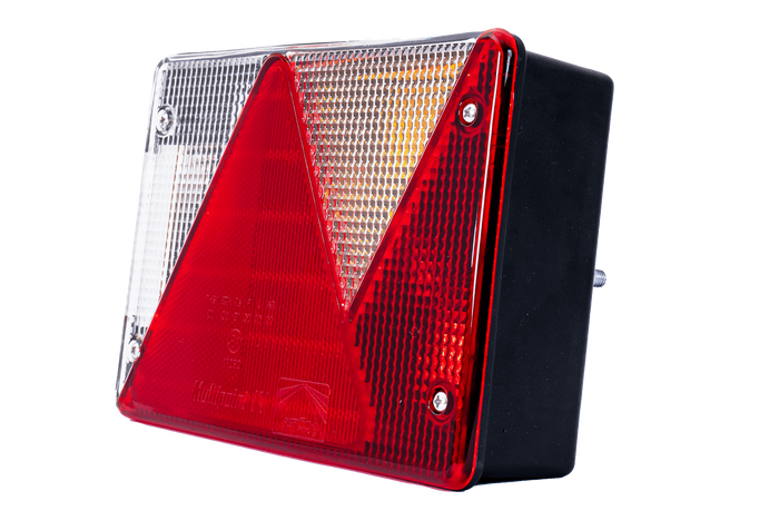 ASPÖCK MULTIPOINT IV achterlichten + MANTES 4m 13PIN kabelboom