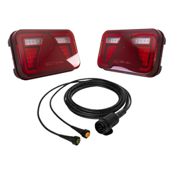 ASPÖCK MULTILED IV LED-achterlichten + ASPÖCK 5m 13-pins kabelboom
