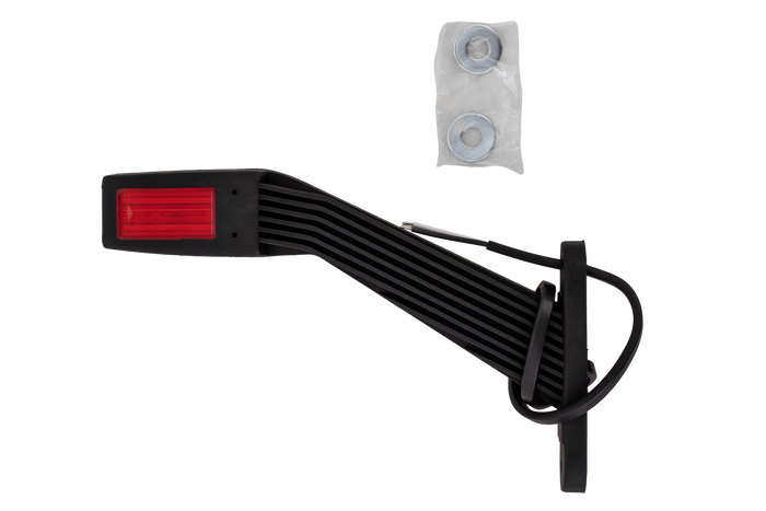 FRISTOM FT-145 LED links markeringslamp op een rubberen arm