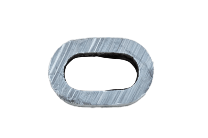 Aluminium connector voor touwen DROMET ZLA.3 bus voor 3mm touwen