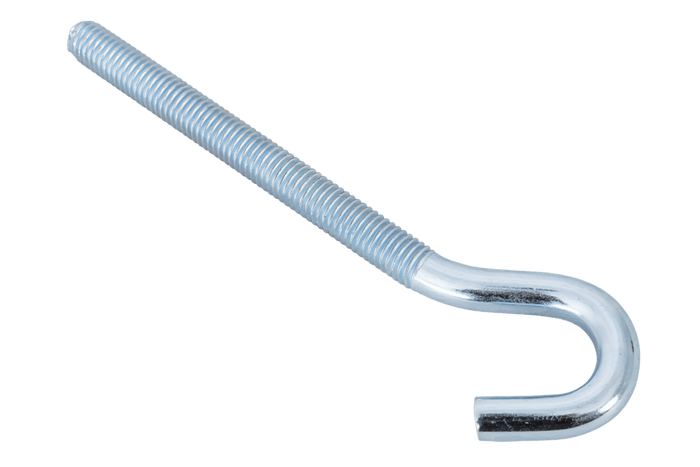DROMET HZ M8x120 schroefhaak met open uiteinde (gebogen)