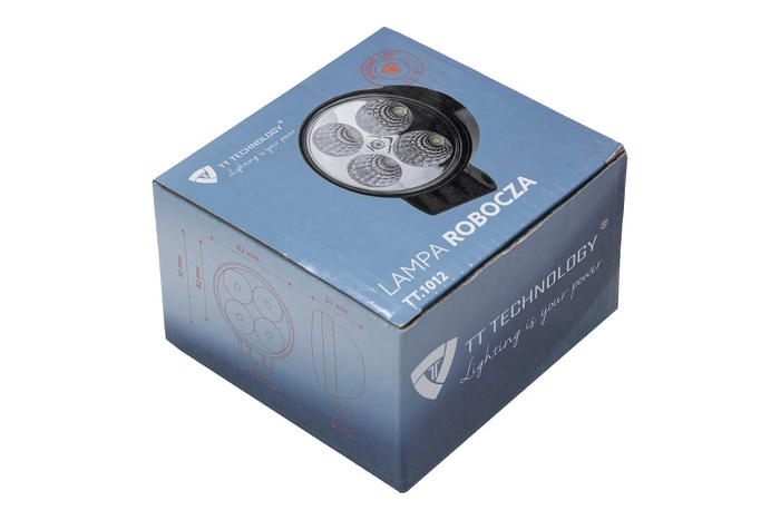 TT TECHNOLOGY LED werklamp reflector TT.1012 4xLED 900lm rond
