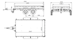 Autotrailer 264x150 UNITRAILER GARDEN 265/2 KIPP met BIS-zijwanden