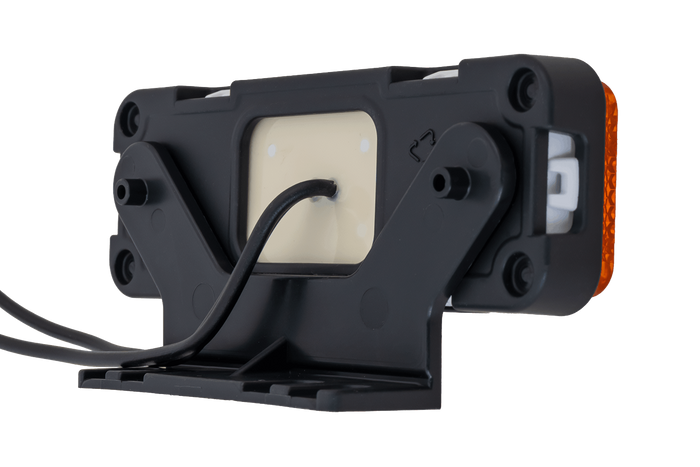 WAŚ W254 2033 LED-markeringslamp, oranje, universeel, met houder