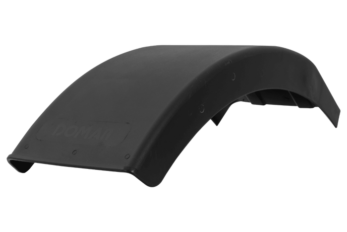 Half spatbord voor aanhanger DOMAR DR1012201 wielkast 384/200mm rechts