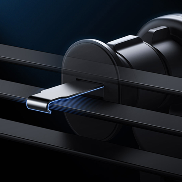 BASEUS Stabiele Gravitional autotelefoonhouder met Qi 15W draadloos opladen voor het ventilatierooster