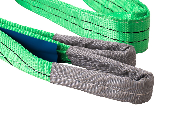 HEFFA hijsband 4m/60mm/2t met lussen