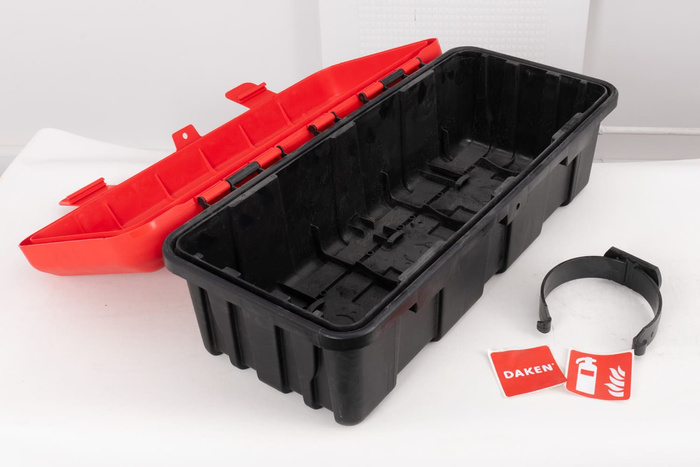 OUTLET Brandblusserbox 6/9kg DAKEN 82130 REGON 715x335x240mm rood