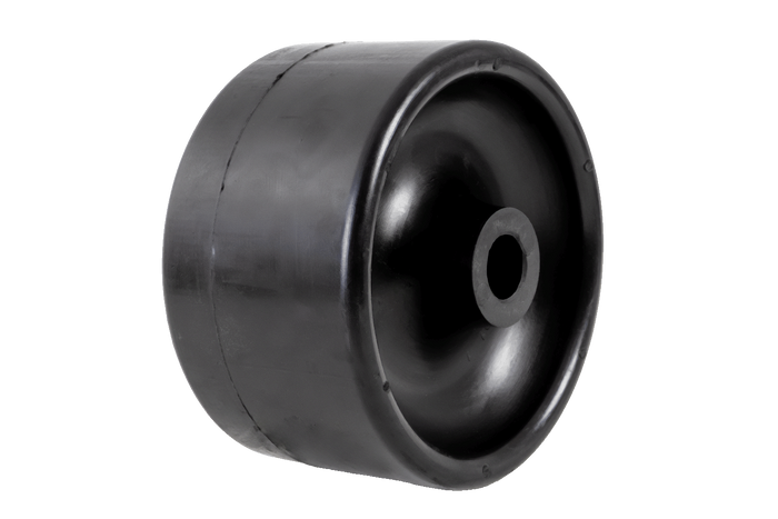 KNOTT kimrol, rubberen glijrol 67mm voor boottrailer