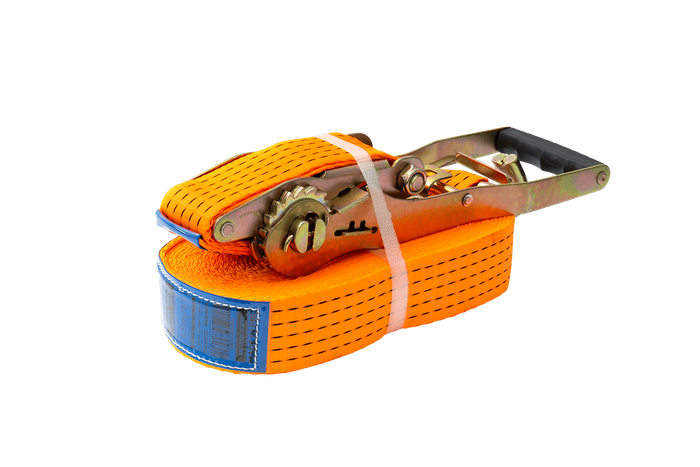 UNITRAILER ERGO 12m/50mm/5t oranje transportband met spaninrichting