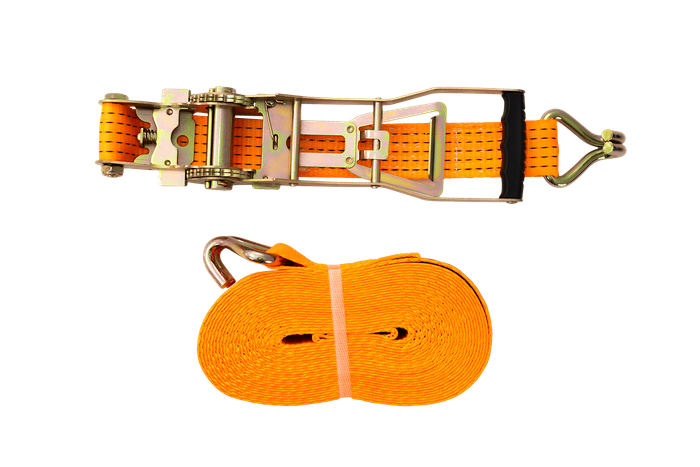 UNITRAILER ERGO 12m/50mm/5t oranje transportband met spaninrichting