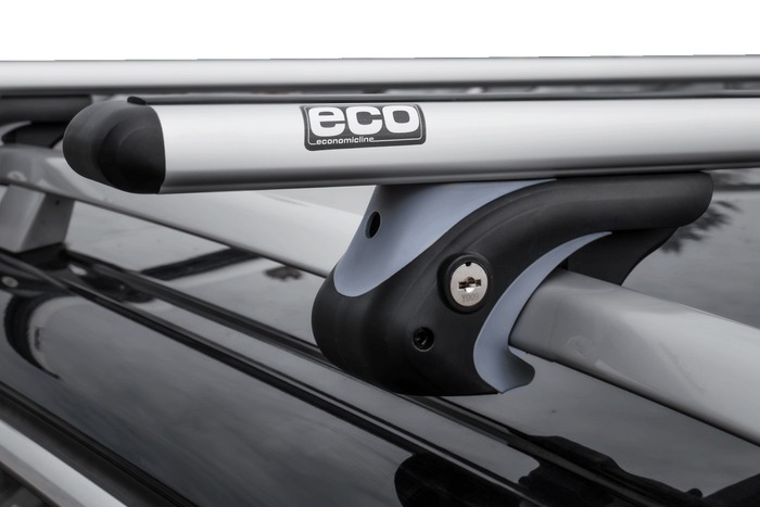 Eco Alubase 120 dakdrager - universele aluminium drager voor open rails