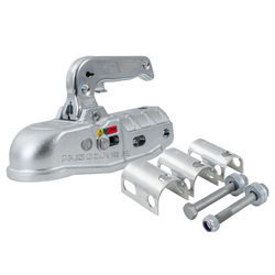 STEELPRESS BC-3000C-00-00+Z2 kogelkoppeling voor 3000kg aanhangwagen met 35-50mm buisdissel, gietijzer