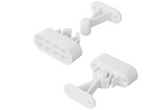 Caravan-/camperdeurvergrendeling ProPlus 362622V02 witte veerbelaste handgreep voor het vasthouden van de deur
