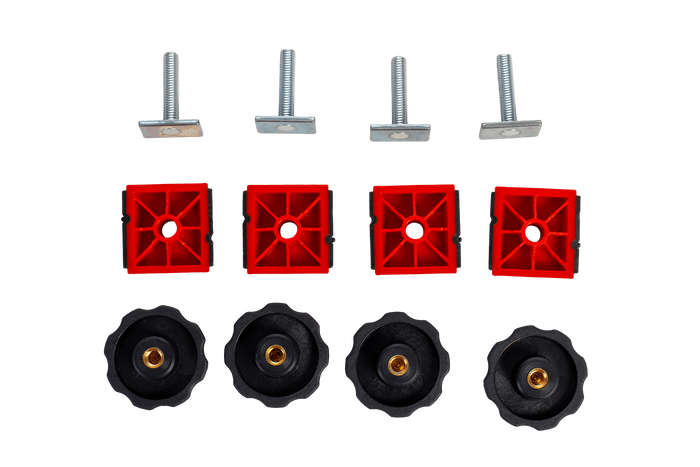 T-profiel MF (sleuven) - adapter voor T-sleufbalken - Inter Pack Traxer, Carver, Zenith