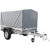 Lichte aanhangwagen Garden Trailer 200 NEW Unitrailer met complete huif en neerklapbare dissel 200 × 106 750 kg