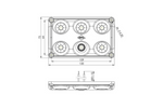 HORPOL LWD2157 LED 900lm interieur autolamp met schakelaar en rode diode