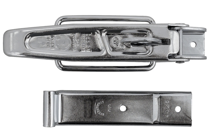 Zijkoppeling met STEELPRESS ZB-01+Z-02 sluiting voor volledige afsluiting van de aanhangwagenzijde