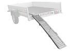 UNITRAILER ALR005 opklapbare stalen oprijplaat voor aanhanger, 200 cm, 250 kg