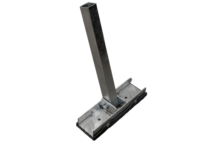 UITLAAT UNITRAILER vlakke zijsteun, lengte 30 cm, hoogte 40 cm, voor boottrailer, GRIJS