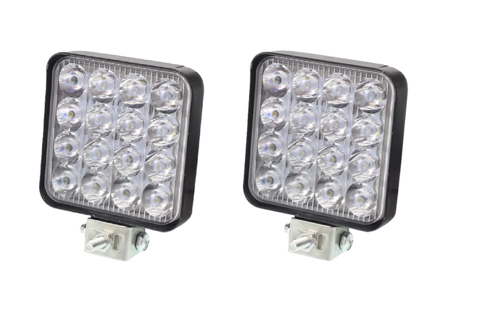 Set van twee LED werklampen reflector HERMON LLP16MINI 16xLED 2880lm