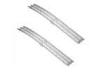 ProPlus 390096 opklapbare aluminium oprijplaten voor aanhangers, 220 cm, 680 kg, set van 2