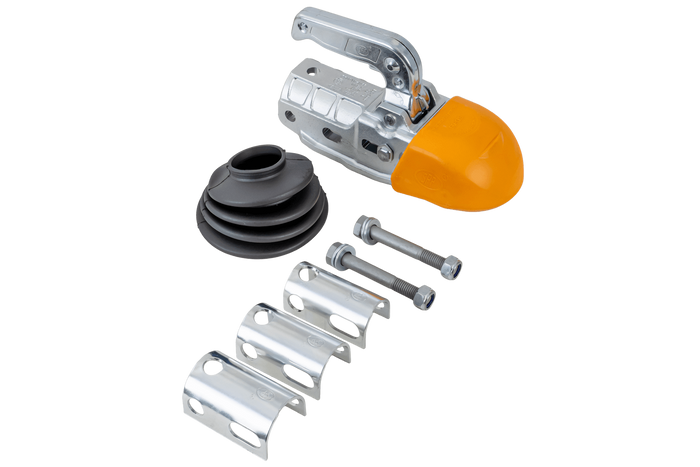 STEELPRESS BC-3000C-00-00+Z3 kogelkoppeling voor 3000kg aanhangwagen met 35-50mm buisdissel, gietijzer