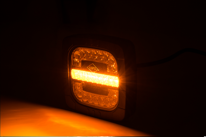 HORPOL ROCA LZD 2805 LED-koplamp met 3 functies, universeel, inclusief houder