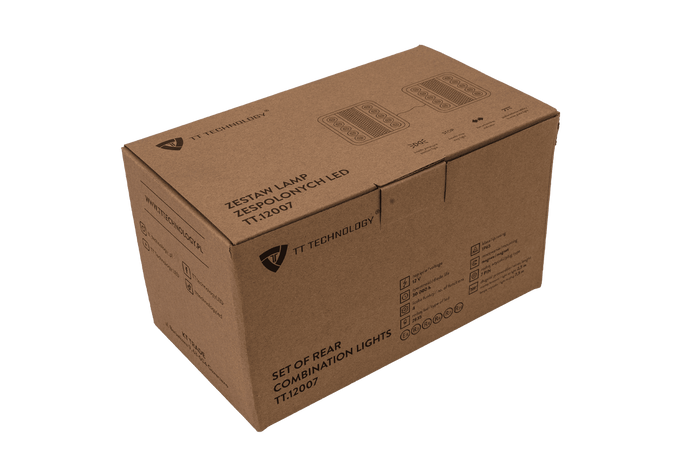 TT Technology TT.12007 LED achterlichten 4 functies links + rechts, met magneet