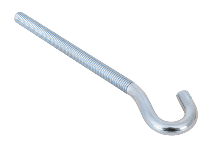 DROMET HZ M8x140 schroefhaak met open uiteinde (gebogen)